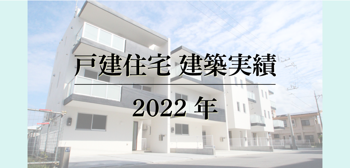 戸建住宅（分譲含む）建築実績 2022