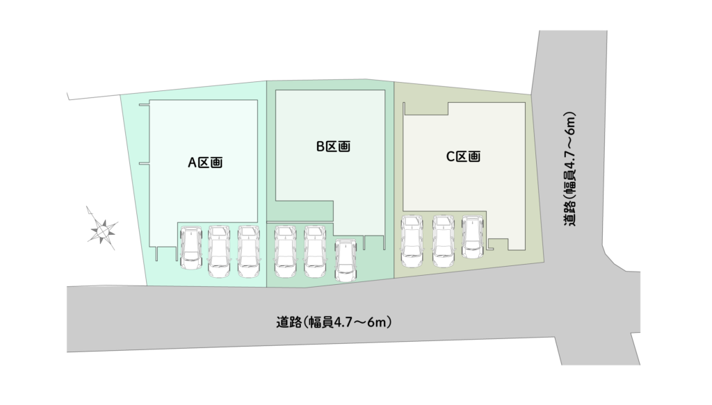 アンビシャスタウン宜野座村松田
区画配置図